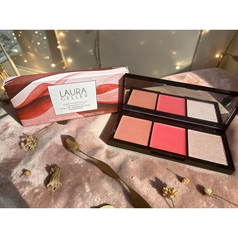 Laura Geller - Made to Multitask Eye Lip Cheek Palette - "Think Pink" - *NIB*